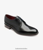Loake 26804V159 Drake Black Plain Ties - Image 2