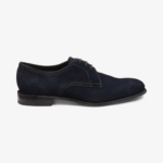 Loake 26804V160 Atherton Navy Suede Plain Ties