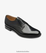 Loake 26804V161 205 Black Plain Ties - Image 2