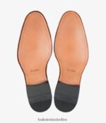 Loake 26804V162 Regal Black Plain Ties - Image 4