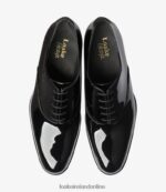 Loake 26804V163 Patent Black Plain Ties - Image 3