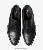 Loake 26804V170 Strand Black Semi Brogues - Image 3