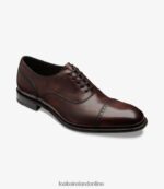Loake 26804V173 Hughes Burgundy Semi Brogues - Image 2