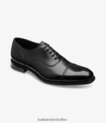 Loake 26804V175 Hughes Black Semi Brogues - Image 2