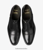 Loake 26804V175 Hughes Black Semi Brogues - Image 3