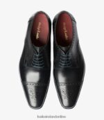 Loake 26804V178 Foley Black Semi Brogues - Image 3