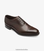 Loake 26804V181 Aldwych Dark Brown Toe Caps - Image 2