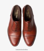 Loake 26804V184 Evans Conker Brown Toe Caps - Image 3