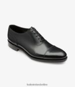 Loake 26804V185 Evans Black Toe Caps - Image 2
