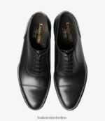 Loake 26804V185 Evans Black Toe Caps - Image 3