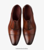 Loake 26804V190 Larch Chestnut Brown Toe Caps - Image 3