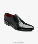 Loake 26804V192 Sharp Black Toe Caps - Image 2