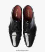 Loake 26804V192 Sharp Black Toe Caps - Image 3