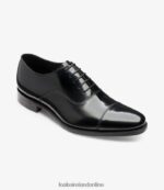 Loake 26804V195 Finsbury Black Toe Caps - Image 2
