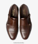 Loake 26804V199 Cannon Dark Brown Monk Shoes - Image 3