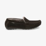 Loake 26804V202 Guards Slippers Dark Brown Suede Shoes