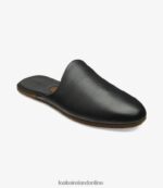 Loake 26804V204 Garrick Slippers Black Grain Shoes - Image 2