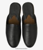 Loake 26804V204 Garrick Slippers Black Grain Shoes - Image 3