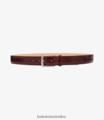 Loake 26804V210 Henry Belt Burgundy Accessories - Image 2