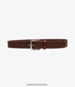 Loake 26804V214 Cheltenham Belt Dark Brown Accessories - Image 2