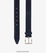 Loake 26804V216 William Belt Navy Suede Accessories