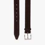 Loake 26804V219 William Belt Dark Brown Suede Accessories