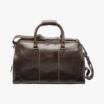 Loake 26804V220 Burghley Overnight Bag Dark Brown Leather