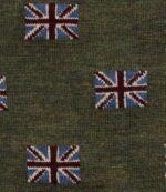 Loake 26804V248 Union Jack Socks Olive Accessories - Image 2