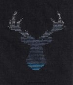 Loake 26804V249 Stag Socks Navy Accessories - Image 2