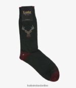 Loake 26804V250 Stag Socks Green Accessories