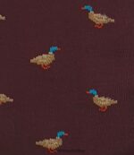 Loake 26804V258 Duck Socks Burgundy Accessories - Image 2