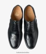 Loake 26804V25 302 Black Brogues - Image 3