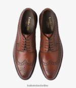 Loake 26804V2 Birkdale Conker Brown Brogues - Image 3