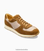 Loake 26804V35 Foster Tan Suede Trainers & Sneakers - Image 2