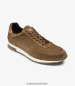 Loake 26804V40 Bannister Tan Suede Trainers & Sneakers - Image 2