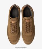 Loake 26804V40 Bannister Tan Suede Trainers & Sneakers - Image 3