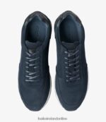 Loake 26804V42 Bannister Navy Suede Trainers & Sneakers - Image 3