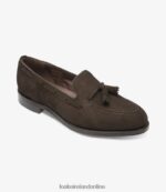 Loake 26804V49 Russell Chocolate Brown Suede Loafers - Image 2