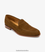 Loake 26804V52 Imperial Tan Suede Loafers - Image 2
