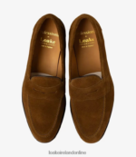 Loake 26804V52 Imperial Tan Suede Loafers - Image 3
