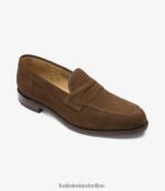 Loake 26804V55 Imperial Brown Suede Loafers - Image 2