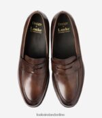 Loake 26804V58 Wiggins Dark Brown Loafers - Image 3