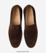 Loake 26804V71 Tuscany Chocolate Brown Suede Loafers - Image 3