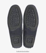 Loake 26804V73 Donington Navy Suede Loafers - Image 4