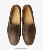 Loake 26804V74 Donington Brown Nubuck Loafers - Image 3