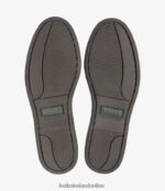 Loake 26804V76 Lymington Navy Brown Nubuck Boat Shoes - Image 4
