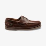 Loake 26804V77 Lymington Dark Brown Boat Shoes
