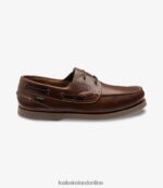 Loake 26804V77 Lymington Dark Brown Boat Shoes