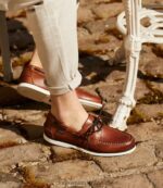 Loake 26804V78 528 Cedar Boat Shoes - Image 5