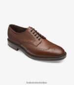 Loake 26804V7 Badminton Dark Brown Brogues - Image 2